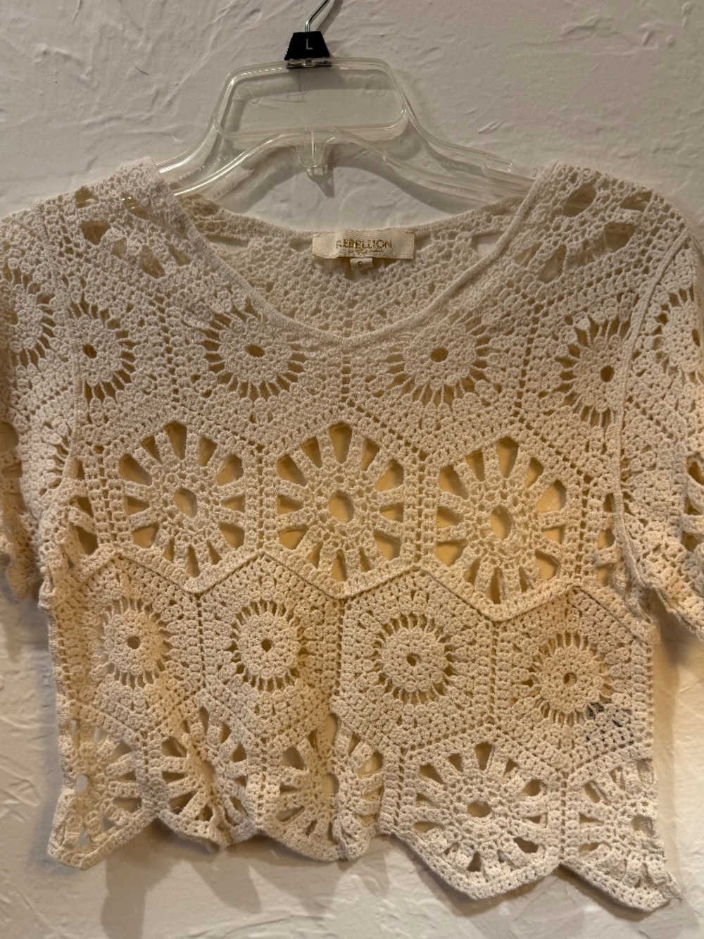 Crochet crop top